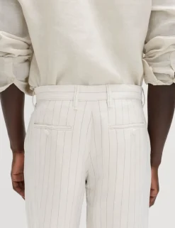 Regular Fit Linen Blend Chinos