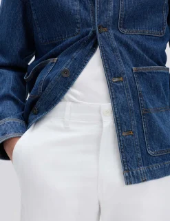 Regular Fit Linen Blend Chinos