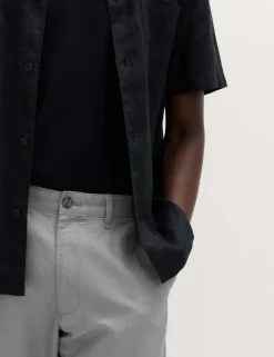 Regular Fit Linen Blend Chinos