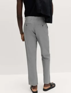 Regular Fit Linen Blend Chinos