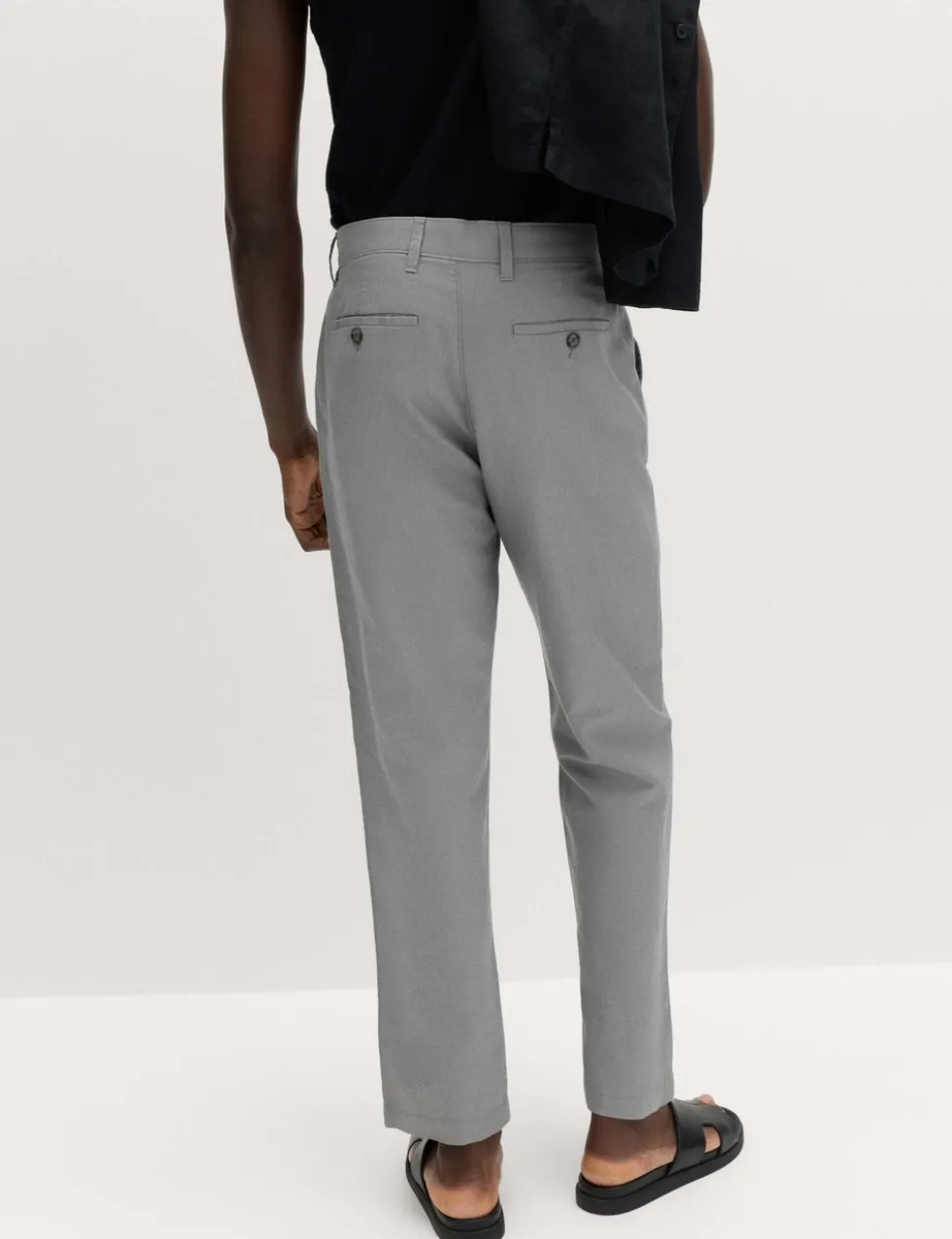 Regular Fit Linen Blend Chinos