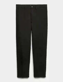 Regular Fit Linen Blend Chinos