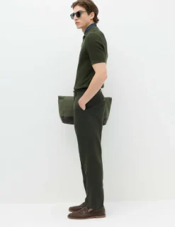 Regular Fit Linen Blend Chinos