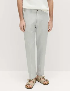 Regular Fit Linen Blend Chinos