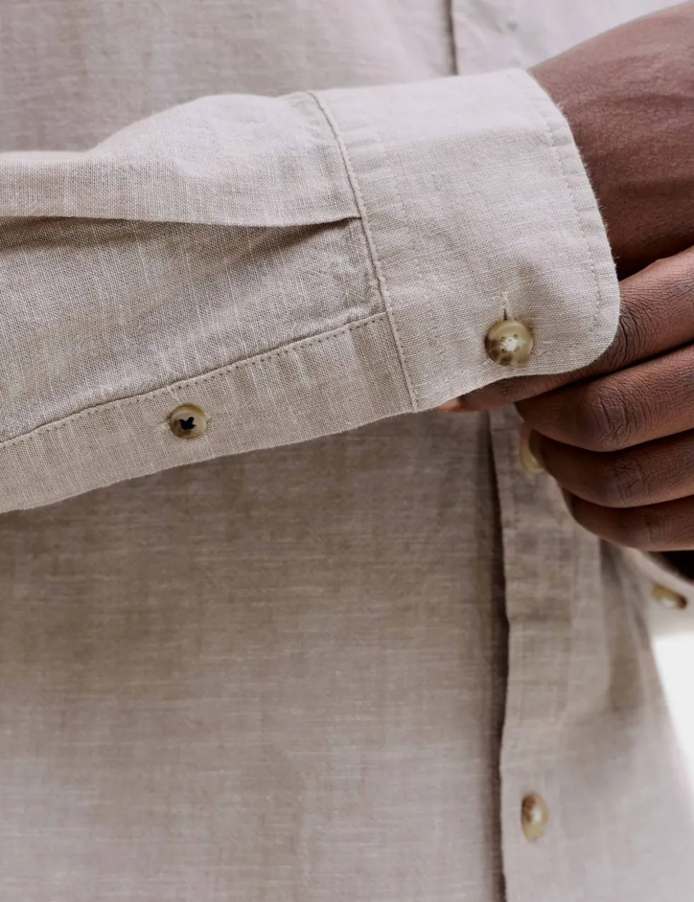 Regular Fit Linen Blend Shirt