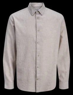 Regular Fit Linen Blend Shirt