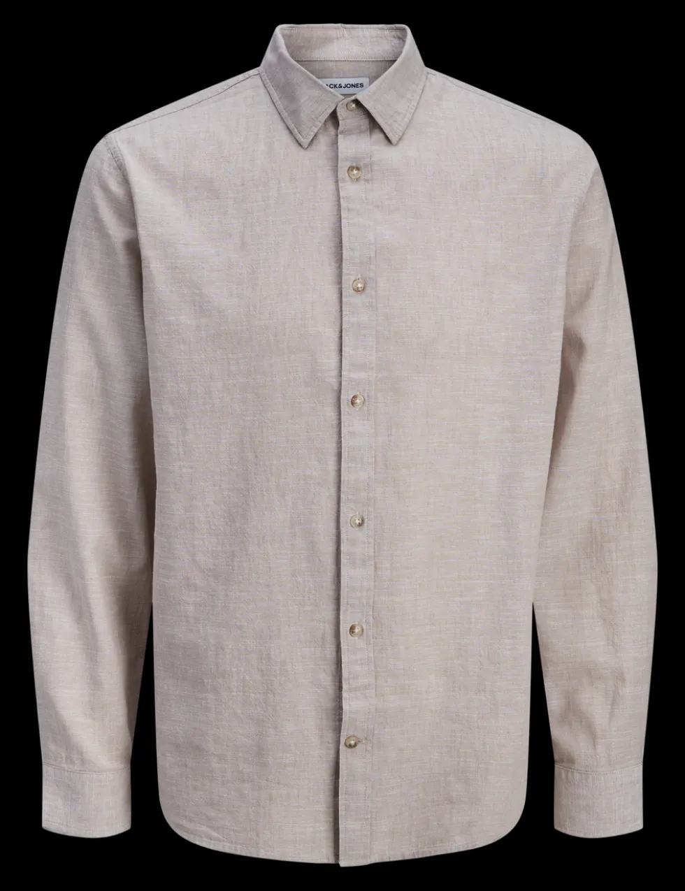 Regular Fit Linen Blend Shirt