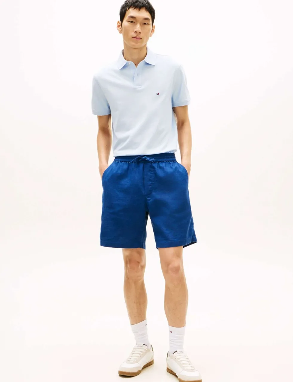 Regular Fit Linen Rich Lightweight Shorts