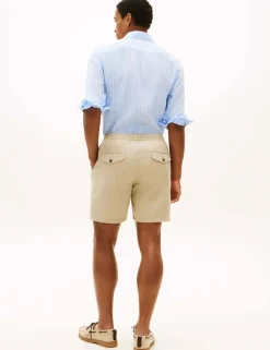 Regular Fit Linen Rich Lightweight Shorts