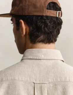 Regular Fit Linen Rich Short Sleeve Shirt