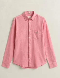 Regular Fit Linen Rich Shirt