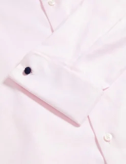 Regular Fit Luxury Cotton Double Cuff Twill Shirt