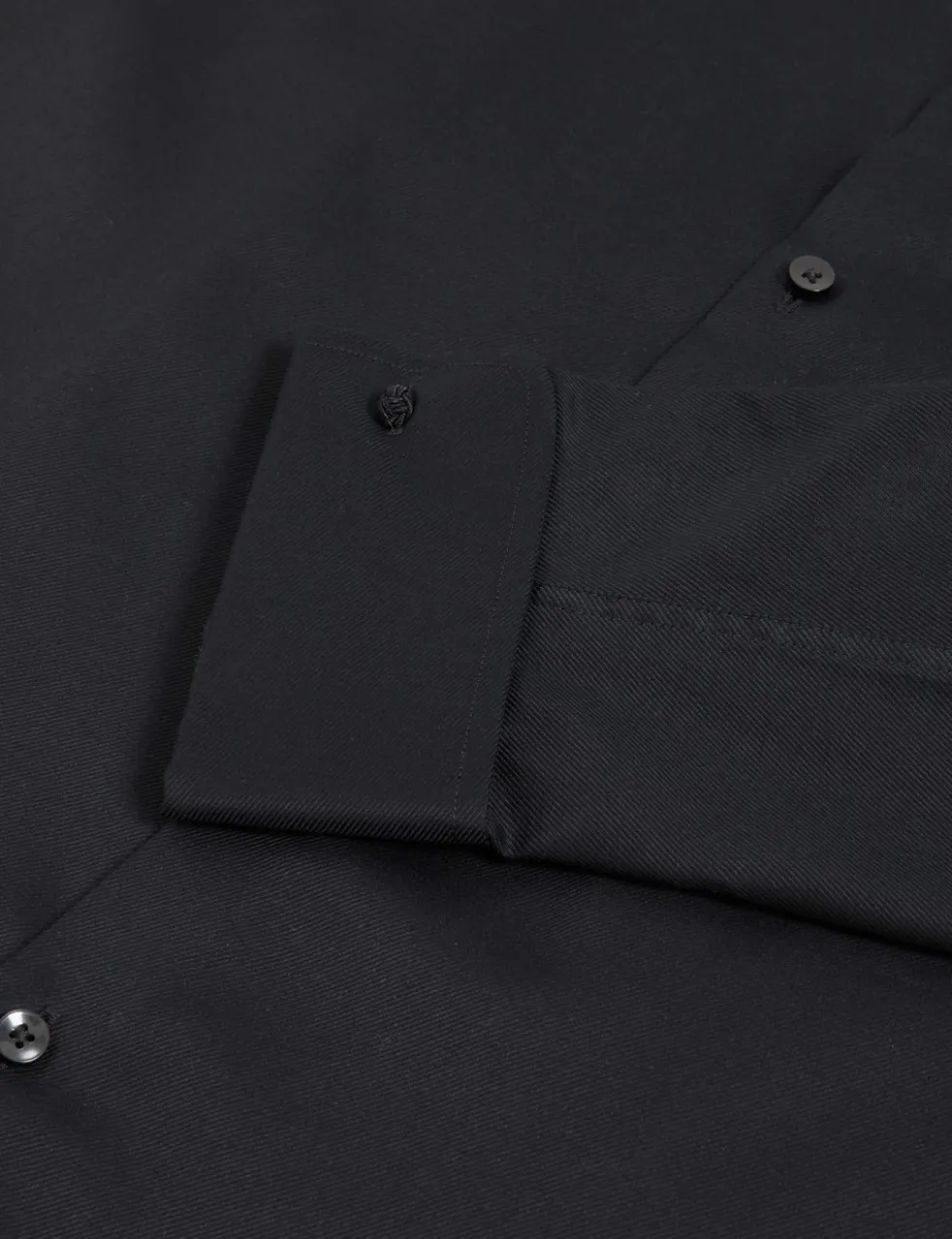 Regular Fit Luxury Cotton Double Cuff Twill Shirt