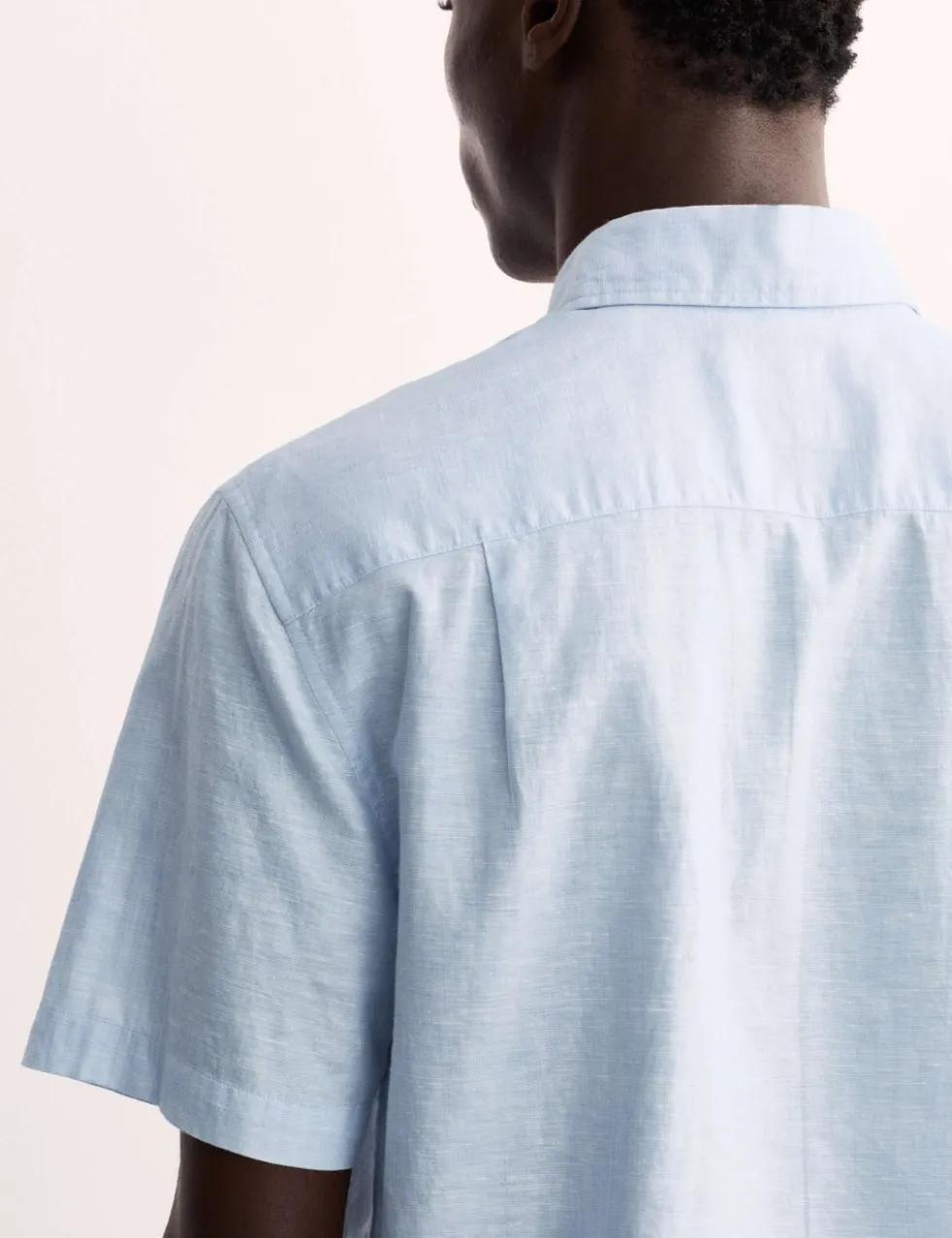 Regular Fit Luxury Linen Cotton Short Sleeve Shirt