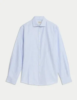 Regular Fit Luxury Linen Cotton Shirt