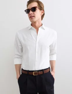 Regular Fit Luxury Linen Cotton Shirt