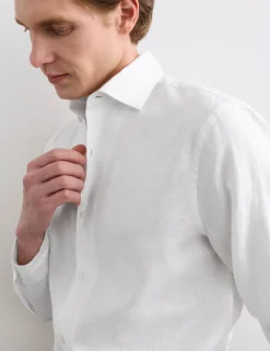 Regular Fit Luxury Linen Cotton Shirt
