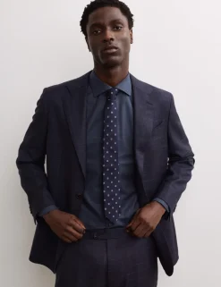 Regular Fit Luxury Pure Cotton Textured Shirt