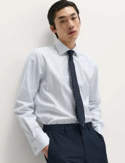 Regular Fit Luxury Pure Cotton Striped Shirt