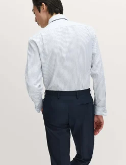 Regular Fit Luxury Pure Cotton Striped Shirt