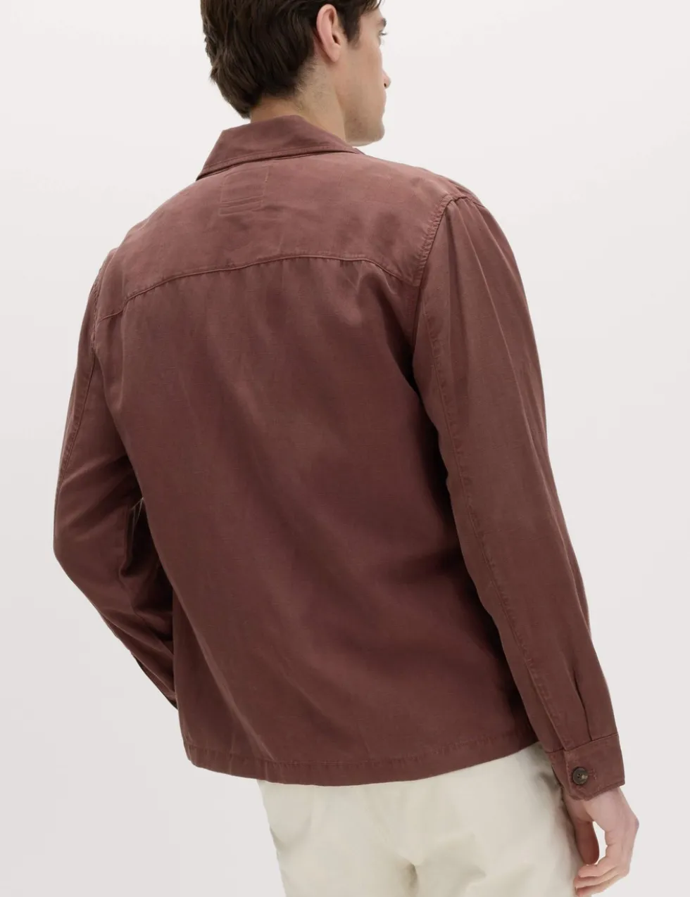 Regular Fit Lyocell Blend Overshirt