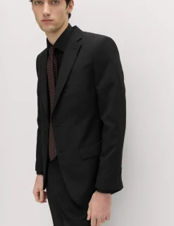 Regular Fit Machine Washable Suit Jacket