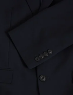 Regular Fit Machine Washable Suit Jacket