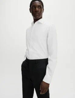 Regular Fit Non Iron Cotton Blend Shirt