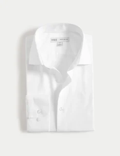 Regular Fit Non Iron Cotton Blend Shirt