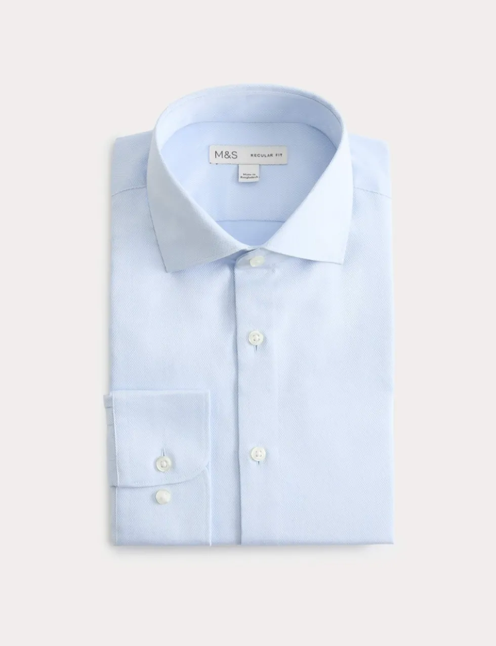 Regular Fit Non Iron Cotton Blend Shirt