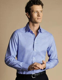 Regular Fit Non Iron Pure Cotton Check Shirt