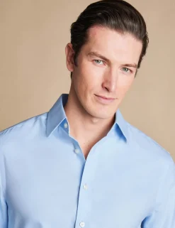 Regular Fit Non Iron Pure Cotton Twill Shirt
