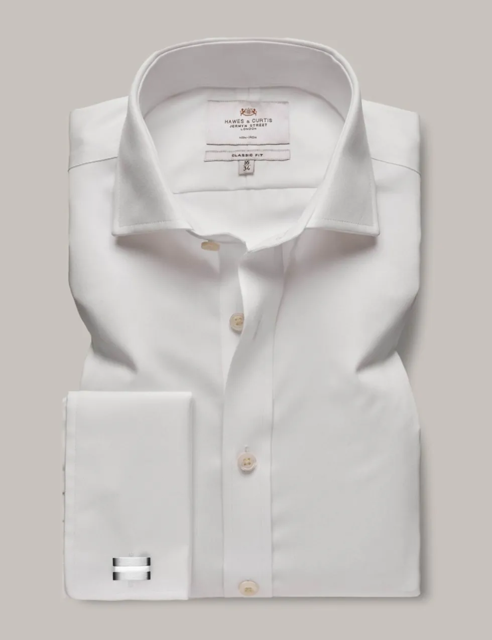 Regular Fit Non Iron Pure Cotton Twill Shirt