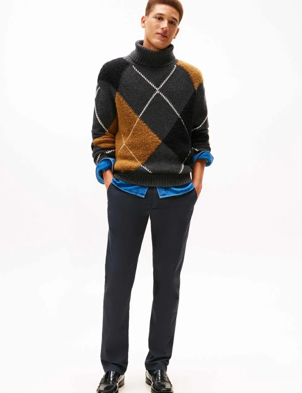 Regular Fit Printed Chinos