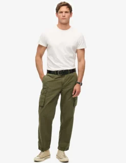Regular Fit Pure Cotton Cargo Trousers