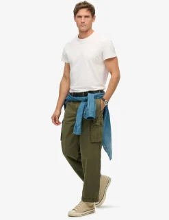 Regular Fit Pure Cotton Cargo Trousers