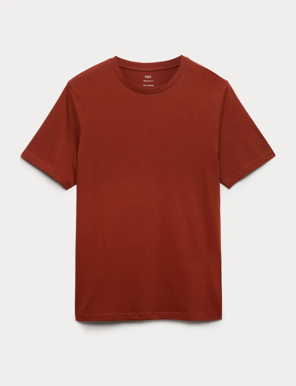 Regular Fit Pure Cotton Crew Neck T-Shirt