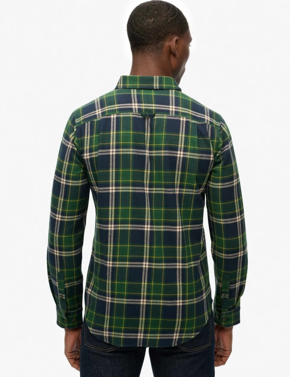 Regular Fit Pure Cotton Checked Flannel Shirt