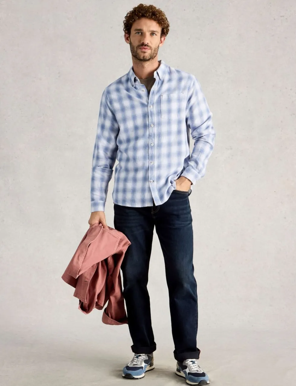 Regular Fit Pure Cotton Checked Shirt