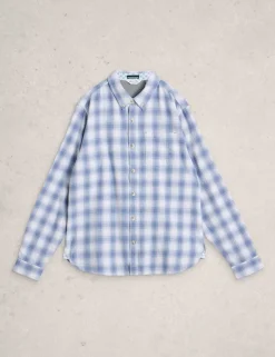 Regular Fit Pure Cotton Checked Shirt