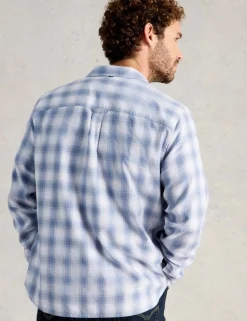 Regular Fit Pure Cotton Checked Shirt