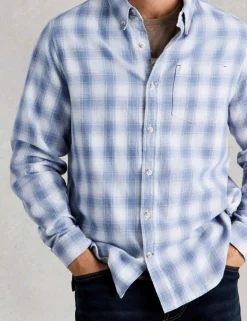 Regular Fit Pure Cotton Checked Shirt
