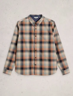 Regular Fit Pure Cotton Checked Shirt