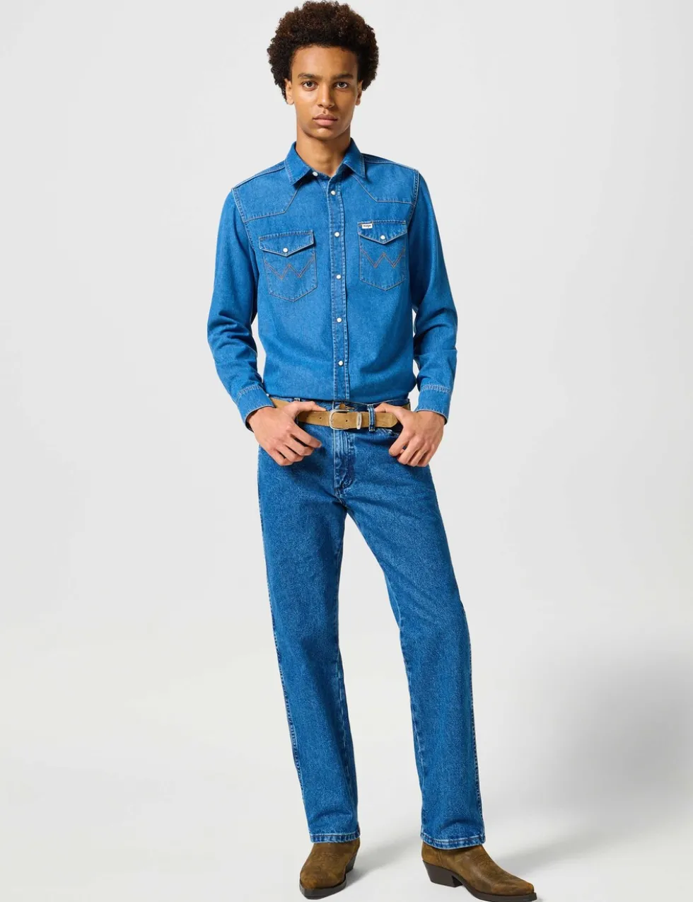 Regular Fit Pure Cotton Cowboy Jeans