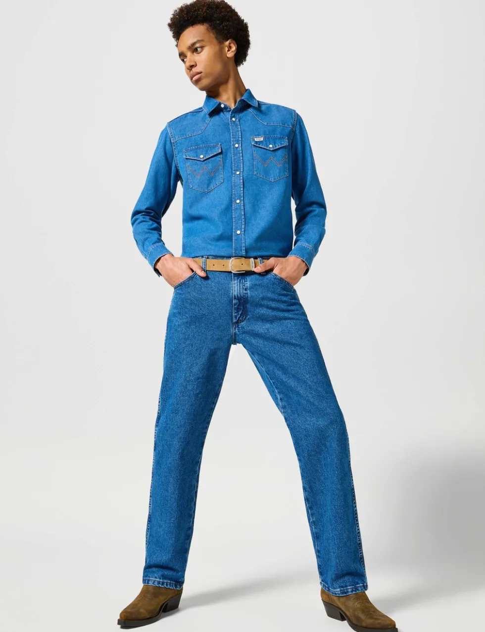 Regular Fit Pure Cotton Cowboy Jeans