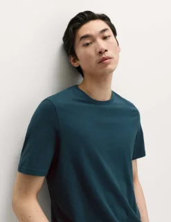 Regular Fit Pure Cotton Crew Neck T-Shirt