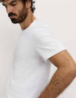Regular Fit Pure Cotton Crew Neck T-Shirt
