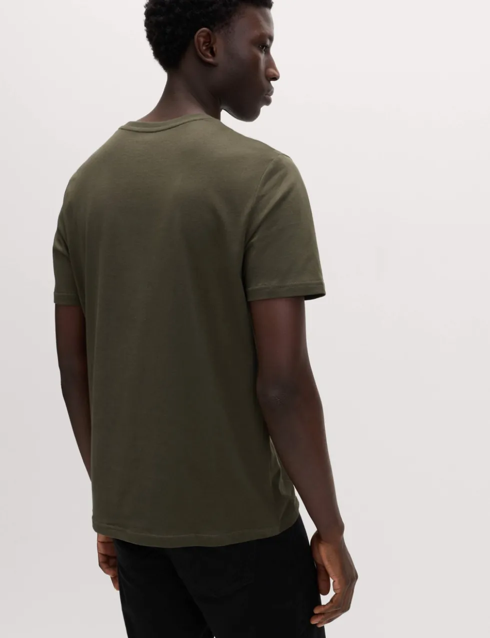 Regular Fit Pure Cotton Crew Neck T-Shirt
