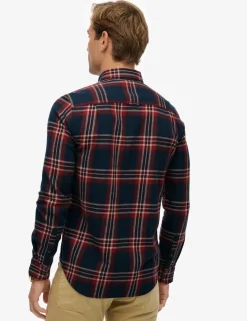 Regular Fit Pure Cotton Checked Flannel Shirt