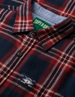 Regular Fit Pure Cotton Checked Flannel Shirt